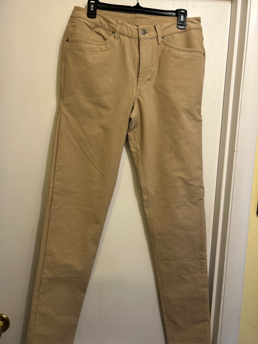 Lululemon Men’s Like New Stylish Tan Casual Jean Style Pants, Sz 31/33